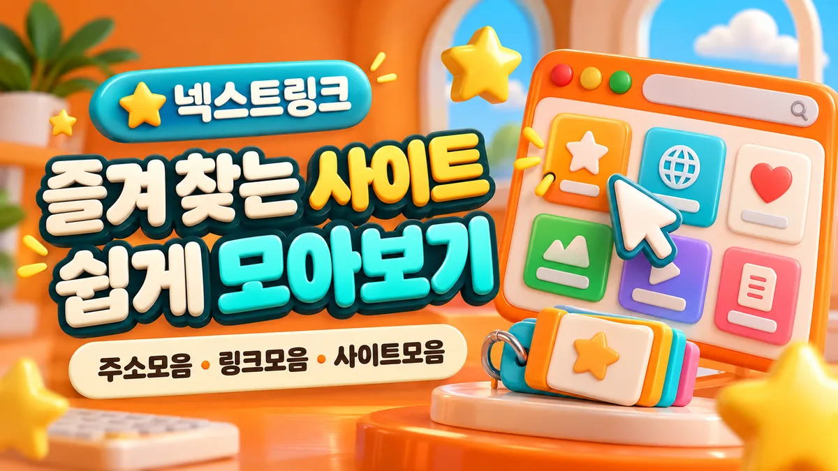 넥스트링크 즐겨찾기 링크모음 배너